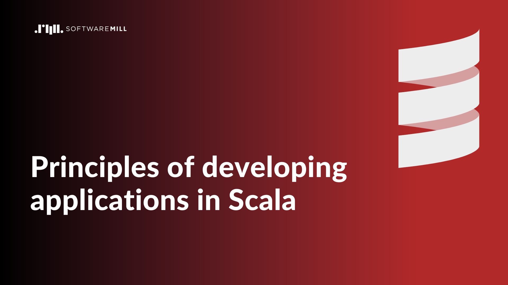 Principles of developing applications in Scala
